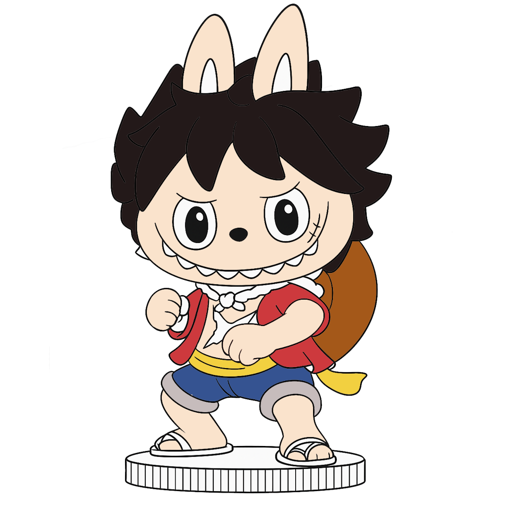 Labubu Anime Coloring Pages