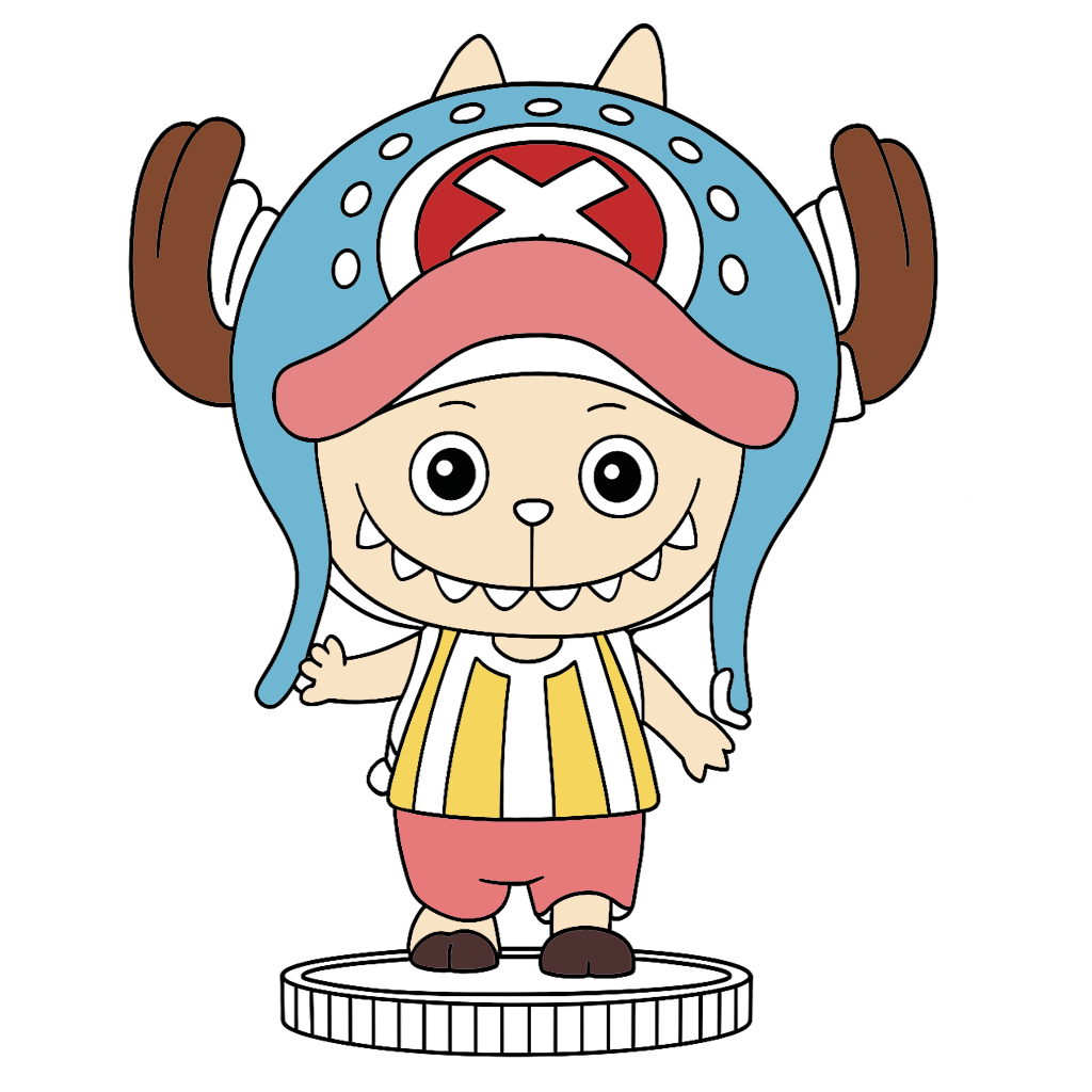 Labubu One Piece Coloring Pages